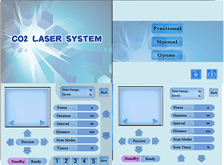 Ultra Pulse Professional CO2 Fractional Laser Machine for Women Skin Resurfacing