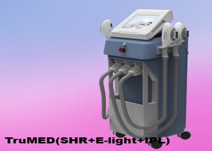 IPL Hair Removal Machine 3500W Vertical 3Handles E-light TruMED(SHR+IPL+Nd:Yag)