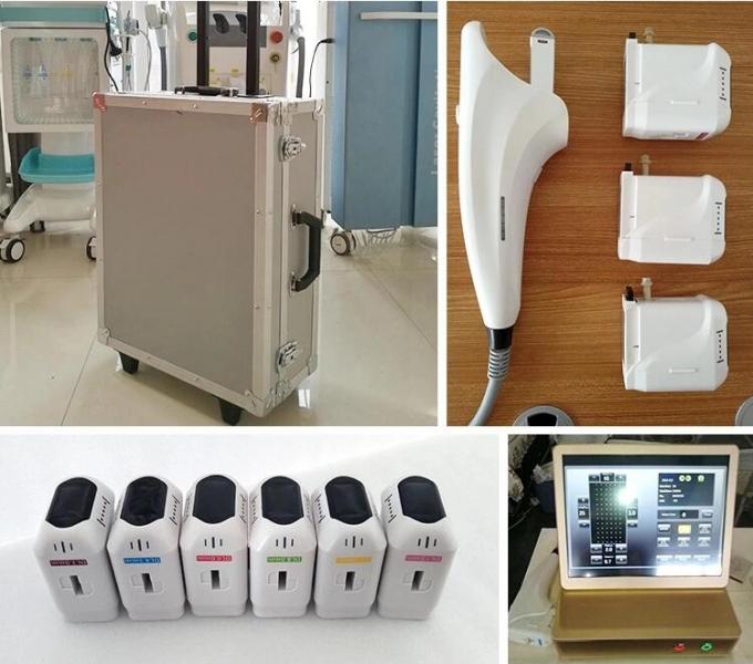 150VA Hifu Skin Tightening Machine 8 Cartridges / Hifu Slimming Machine 15 Inch Screen