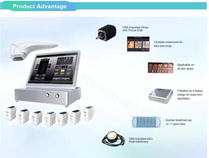 3D 808nm Hifu Ultrasound Machine Remove Wrinkles Improving Skin Complexion