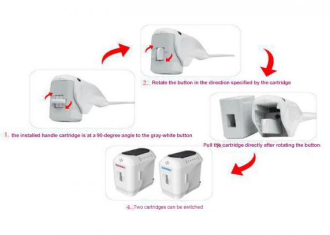 Non - Invasive 150VA Hifu Beauty Machine 15000 Shots With Foldable Screen