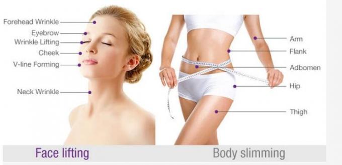 Non - Invasive 150VA Hifu Beauty Machine 15000 Shots With Foldable Screen