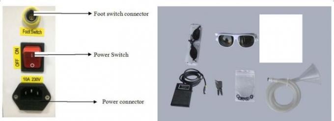 Simple Design and Protable 808nm Fiber Laser beauty machine/diode laser hair removal machine