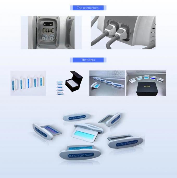 Protable White Hair Removal and Skin Rejuvenation Beauty Machine/Two Handpieces