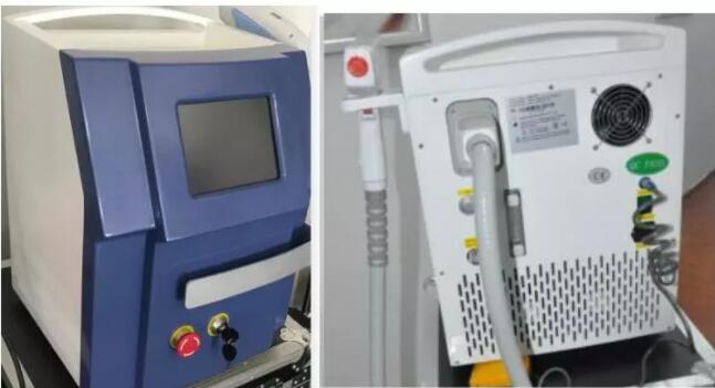 Portable Q Switched ND Yag Laser Tattoo Removal Machine 2 - 8mm Spot Size