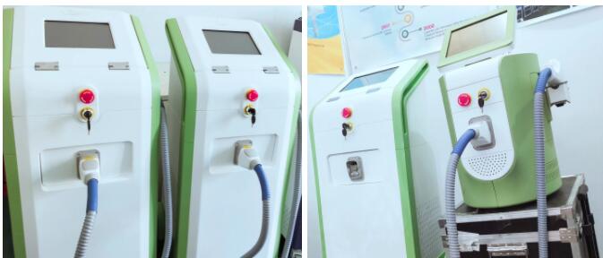 Triple Wavelength Diode IPL Laser Machine 1 - 10Hz Frequency Accurate Treatment