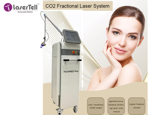 Touch Screen Radio Frequency Co2 Laser Beauty Machine Marks Removal Acne Removal